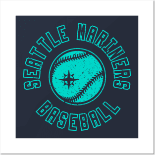 Vintage Seattle Mariners Baseball Posters and Art